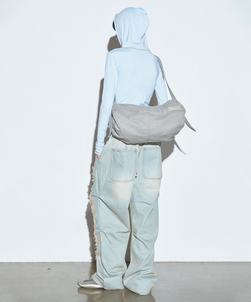 SCULPTOR（スカルプター）の「Vintage Canvas Duffel Bag/ヴィンテージキャンバスダッフルバッグ（ショルダーバッグ・レディース・ライトグレー/ピンク/ブラック/カーキ・FREE）」の21枚目の写真