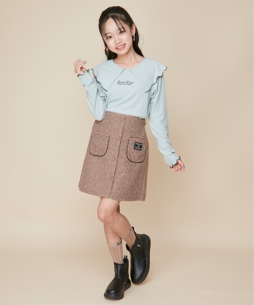 JENNI(ジェニィ)の「【雑誌 ニコ☆プチ掲載】JENNI×n☆pサイドゴアブーツ(ブーツ・キッズ・ブラウン/ブラック・20cm/21cm/22cm/23cm/24cm)」の15枚目の写真