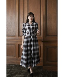 Chelsea Checked Tie Dress