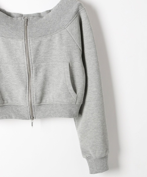 セール】オフショルZIP裏毛スウェット 149049（スウェット）｜Heather