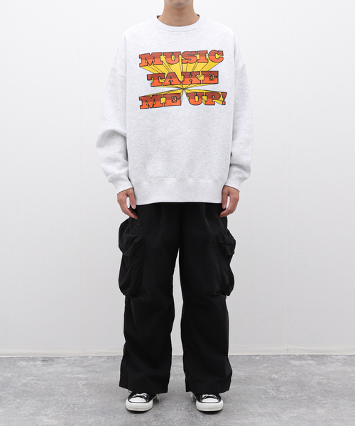 ISNESS MUSICスウェット is-ness (イズネス) ISNESS MUSIC HOUSE SWEAT01 / イズネス