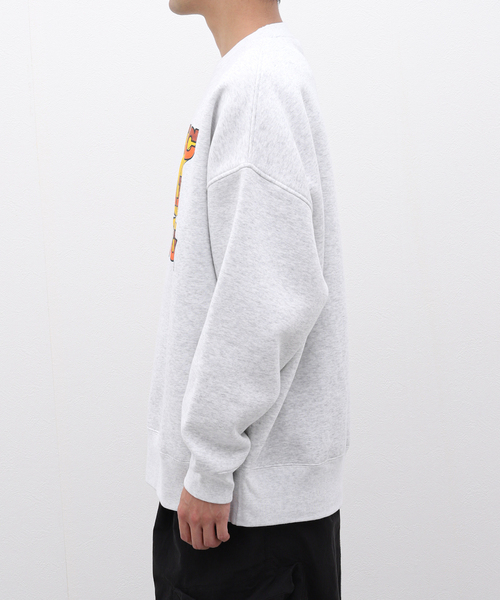 is-ness（イズネス）の「【ISNESS MUSIC / イズネスミュージック】MUSIC TAKE ME UP SWEATSHIRT（スウェット・メンズ・ライトグレー・FREE）」の12枚目の写真