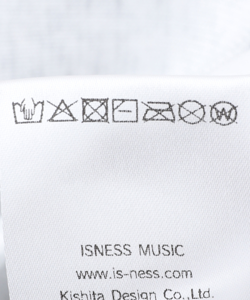 is-ness（イズネス）の「【ISNESS MUSIC / イズネスミュージック】MUSIC TAKE ME UP SWEATSHIRT（スウェット・メンズ・ライトグレー・FREE）」の7枚目の写真