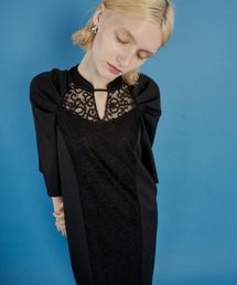Frill sleeve dress（ドレス）｜et.UNiVER（エトユニベール）の