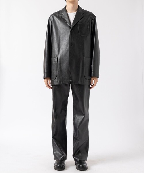th products（ティーエイチプロダクト）の「【th products/ティーエイチプロダクツ】Drawstring Blouson（テーラードジャケット・メンズ・ブラック・1/2）」の9枚目の写真
