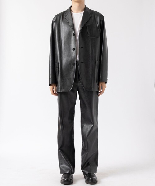 th products（ティーエイチプロダクト）の「【th products/ティーエイチプロダクツ】Drawstring Blouson（テーラードジャケット・メンズ・ブラック・1/2）」の8枚目の写真
