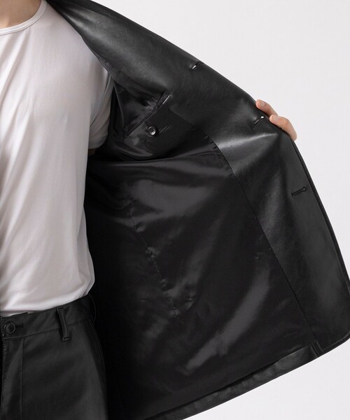 th products（ティーエイチプロダクト）の「【th products/ティーエイチプロダクツ】Drawstring Blouson（テーラードジャケット・メンズ・ブラック・1/2）」の10枚目の写真