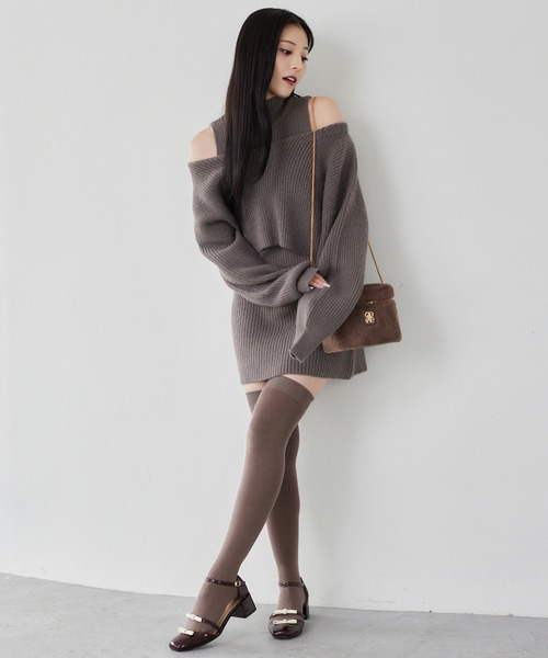 one after another NICE CLAUP（ワンアフターアナザーナイスクラップ）の「リボンストラップセパレートパンプス（パンプス・レディース・ブラック/アイボリー/ブラウン・L/M/S）」の13枚目の写真