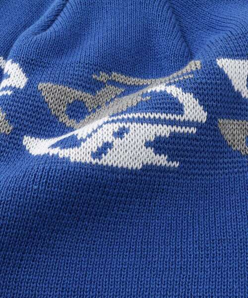 tk.TAKEO KIKUCHI（ティーケータケオキクチ）の「◆ロゴデザインビーニー（ニットキャップ/ビーニー・メンズ・ブルー系その他/ブラック/グレー系4・00）」の6枚目の写真