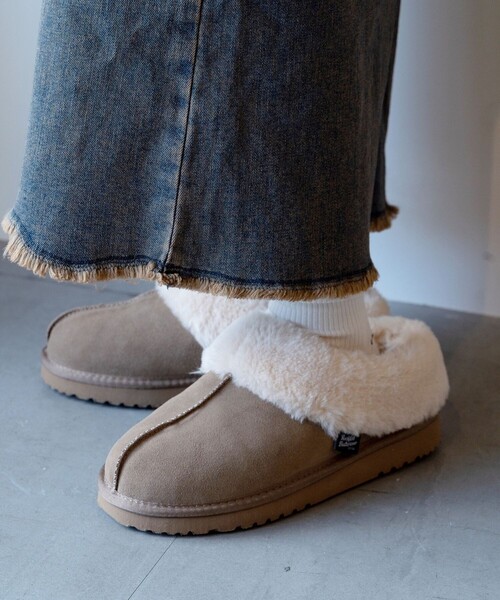 FREAK'S STORE（フリークスストア）の「Rockfish Weatherwear/ロックフィッシュ ウェザーウェア ORIGINAL WINTER FUR MULE/オリジナル ウィンターファーミュール（その他シューズ・レディース・ブラウン/ブラック/ベージュ・23.0cm/24.0cm）」の5枚目の写真