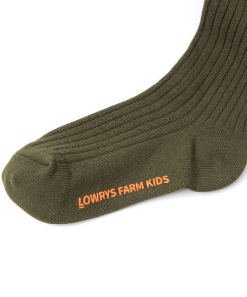 LOWRYS FARM(ローリーズファーム)の「リブカラータイツ 135772(タイツ/ストッキング・キッズ・グレー/オフホワイト/カーキ・MEDIUM/LARGE)」の15枚目の写真