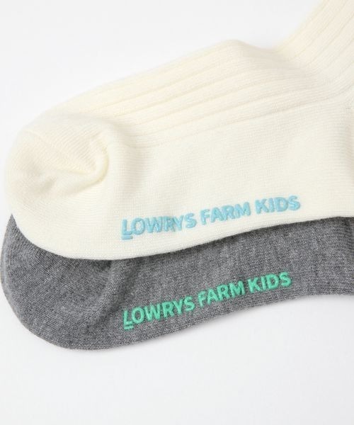 LOWRYS FARM(ローリーズファーム)の「リブカラータイツ 135772(タイツ/ストッキング・キッズ・グレー/オフホワイト/カーキ・MEDIUM/LARGE)」の12枚目の写真