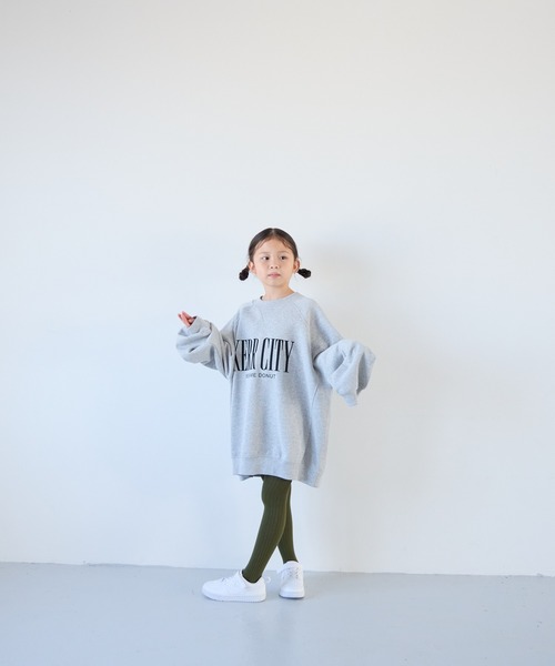 LOWRYS FARM(ローリーズファーム)の「リブカラータイツ 135772(タイツ/ストッキング・キッズ・グレー/オフホワイト/カーキ・MEDIUM/LARGE)」の9枚目の写真