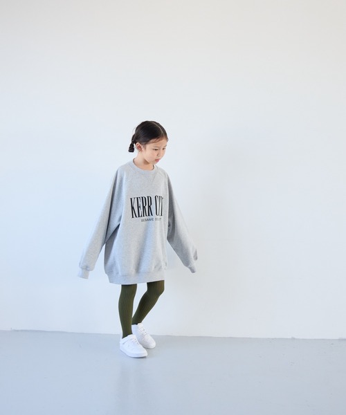 LOWRYS FARM(ローリーズファーム)の「リブカラータイツ 135772(タイツ/ストッキング・キッズ・グレー/オフホワイト/カーキ・MEDIUM/LARGE)」の4枚目の写真