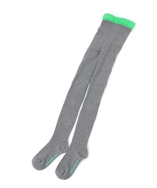 LOWRYS FARM(ローリーズファーム)の「リブカラータイツ 135772(タイツ/ストッキング・キッズ・グレー/オフホワイト/カーキ・MEDIUM/LARGE)」の6枚目の写真