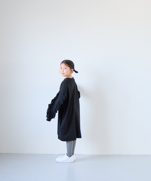 LOWRYS FARM(ローリーズファーム)の「リブカラータイツ 135772(タイツ/ストッキング・キッズ・グレー/オフホワイト/カーキ・MEDIUM/LARGE)」の8枚目の写真