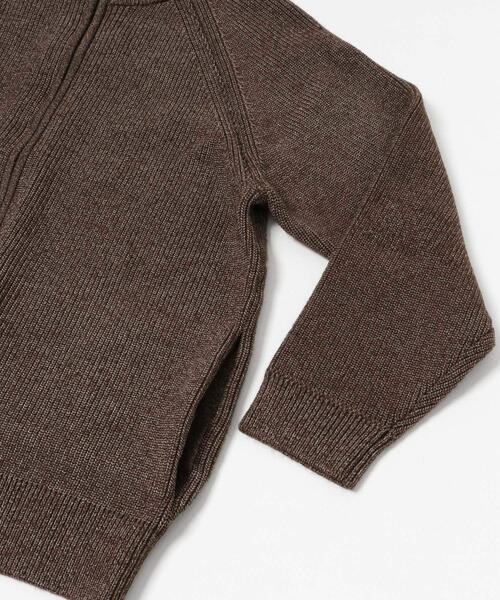 ITEMS URBANRESEARCH（アイテムズ アーバンリサーチ）の「マシンウォシャブルマシュマロドライバーズニット（カーディガン/ボレロ・メンズ・ブラウン/ブラック・MEDIUM/LARGE）」の22枚目の写真