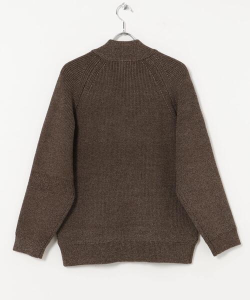 ITEMS URBANRESEARCH（アイテムズ アーバンリサーチ）の「マシンウォシャブルマシュマロドライバーズニット（カーディガン/ボレロ・メンズ・ブラウン/ブラック・MEDIUM/LARGE）」の11枚目の写真