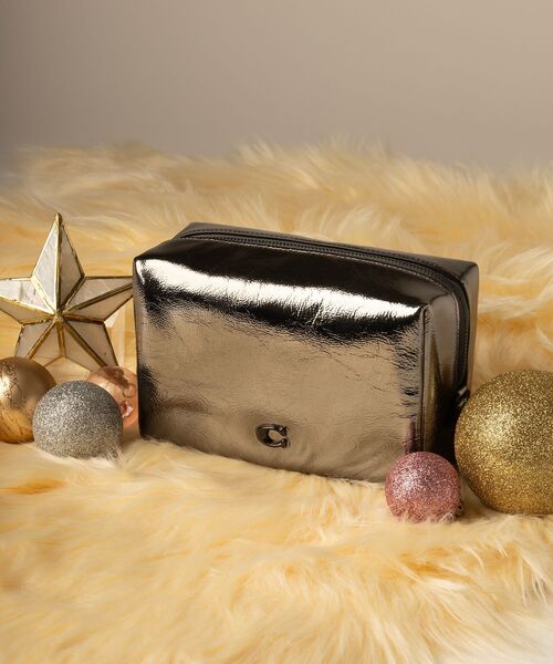 COACH（コーチ）の「エッセンシャル コスメティック ポーチ（ポーチ・レディース・シルバー系その他・ONE）」の8枚目の写真