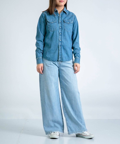 DDロゴデニムフーディ DR.DENIM SALE セール ドクターデニム ロゴプリント スウェット