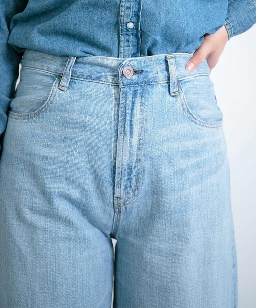 セール】[D.M.G / ディーエムジー] 10ozデニム ワイドバギー（デニム