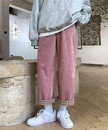 【新品】カレンテージ コーデュロイ タック ワイドパンツ ラベンダー 日本製 紫 楽天市場】コーデュロイ パンツ（カラーパープル）（ボトムス