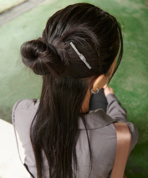 100％本物保証！ セール】ボヘミアン シック バレッタ（バレッタ セット チェーン ヘアアクセサリー