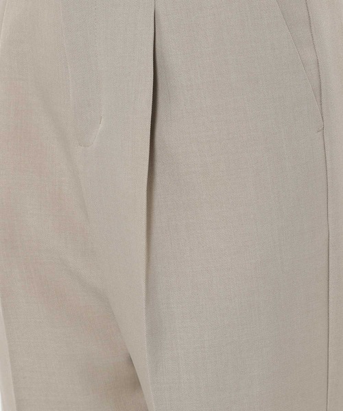 mysty woman(ミスティウーマン)の「セットアップ着用可・センタープレスストレートパンツ 291372(スラックス・レディース・ネイビー/ベージュ/グレー・FREE)」の15枚目の写真