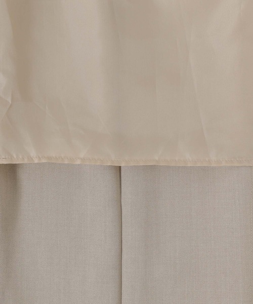 mysty woman(ミスティウーマン)の「セットアップ着用可・センタープレスストレートパンツ 291372(スラックス・レディース・ネイビー/ベージュ/グレー・FREE)」の16枚目の写真