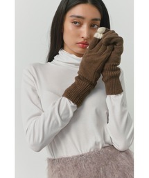 ALEXIA STAM | Knit Gloves /バイカラー手袋(手袋)