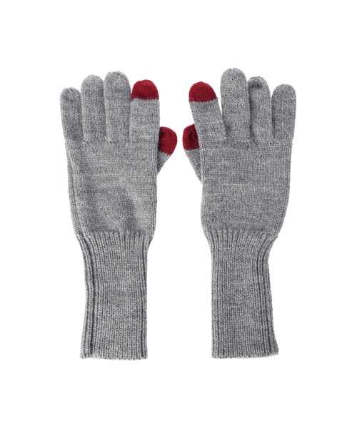 ALEXIA STAM（アリシアスタン）の「Knit Gloves /バイカラー手袋（手袋・レディース・ブラック/ブラウン/グレー・FREE）」の17枚目の写真