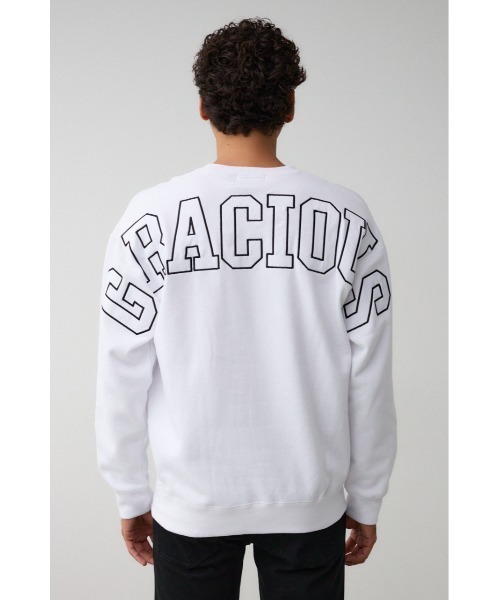 AZUL by moussy(アズールバイマウジー)の「GRACIOUSスウェットトップス(スウェット・メンズ・ブラック/ホワイト/レッド・FREE)」の9枚目の写真