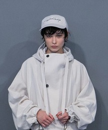 my beautiful landlet（マイビューティフルランドレット）の「【my beautiful landlet】COTTON LINEN BASEBALL LOGO CAP（キャップ）」