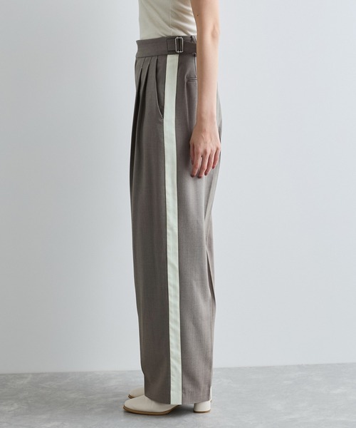VIS（ビス）の「へリンボーンストレートラインパンツ（その他パンツ・レディース・グレー/ネイビー・M/S）」の13枚目の写真