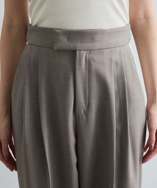 VIS（ビス）の「へリンボーンストレートラインパンツ（その他パンツ・レディース・グレー/ネイビー・M/S）」の15枚目の写真