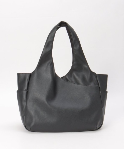 LBC（エルビーシー）の「フェイクレザークリテバッグ（トートバッグ・レディース・イエロー/ベージュ/ブラック/シルバー/ボルドー・FREE）」の7枚目の写真