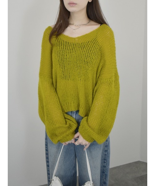 ounce ニット 韓国 A'GEM/9 × .kom 『LUV IS TRUE/ラブ イズ トゥルー』LOVE KNIT/ハート