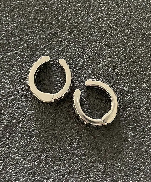 SPINNS（スピンズ）の「ヴィンテージライクシルバーフープイヤリング/アソートモチーフ（イヤリング・メンズ・E/D/C/F/A/B/G・ONESIZE）」の12枚目の写真