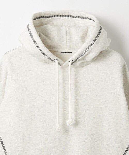 MONKEY TIME(モンキータイム)の「テリーフリース ドルマン フーディー(パーカー・メンズ・ダークグレー/ライトグレー・S/M/L/XL)」の15枚目の写真