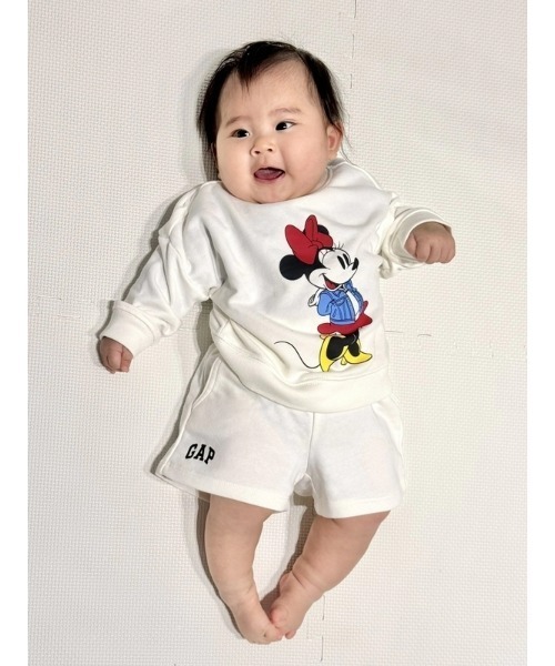 GAP(ギャップ)の「ディズニー ミニーマウス スウェット・トレーナー (幼児)(スウェット・キッズ・オフホワイト・80cm/90cm/95cm/105cm/70cm/110cm/100cm)」の4枚目の写真
