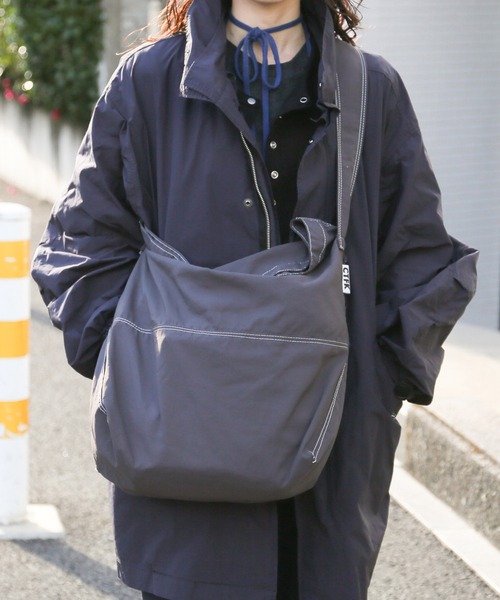 【2024秋冬新作】CONTROL FREAK / CTFK（コントロールフリーク/シーティーエフケー）ステッチ撥水ショルダー（ショルダーバッグ）｜CONTROL FREAK（コントロールフリーク）