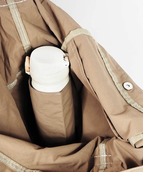 CONTROL FREAK / CTFK（コントロールフリーク）の「CONTROL FREAK / CTFK（コントロールフリーク）ステッチ撥水ショルダー（ショルダーバッグ・レディース・グレー/ブルー/ベージュ/オレンジ/ホワイト/ボルドー・FREE）」の10枚目の写真