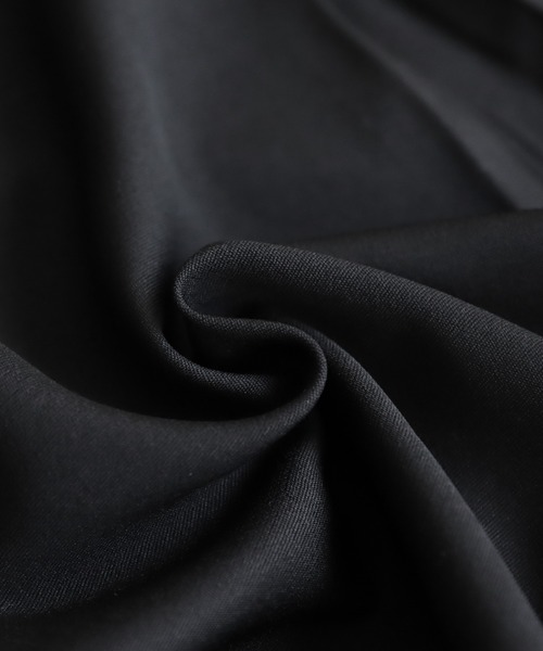 antiqua（アンティカ）の「プリーツアシメジャケット（テーラードジャケット・レディース・ブラック・ONESIZE）」の19枚目の写真