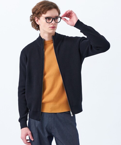 【美品】MACKINTOSH PHILOSOPHY ショールカラー カーディガン MACKINTOSH PHILOSOPHY（ﾏｯｷﾝﾄｯｼｭ ﾌｨﾛｿﾌｨｰ）の「カラーネップ ショール