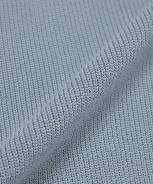 MACKINTOSH PHILOSOPHY(マッキントッシュ フィロソフィー)の「片畦プレーティング ジップアップニット(カーディガン/ボレロ・メンズ・ダークネイビー/ベージュ系その他/オレンジ系その他2/ブルー系その他3・38/40/42)」の8枚目の写真