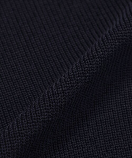 MACKINTOSH PHILOSOPHY(マッキントッシュ フィロソフィー)の「片畦プレーティング ジップアップニット(カーディガン/ボレロ・メンズ・ダークネイビー/ベージュ系その他/オレンジ系その他2/ブルー系その他3・38/40/42)」の9枚目の写真