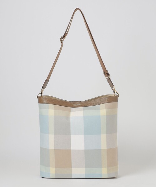 BLUE LABEL CRESTBRIDGE(ブルーレーベルクレストブリッジ)の「クレストブリッジチェックキャンバスショルダー(ショルダーバッグ・レディース・レッド/ベージュ系その他/グリーン系その他・FREE)」の20枚目の写真