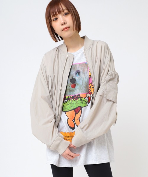 RNA-madia J1959 ダメージBIG MA-1 BK RNA-madia J1959 ダメージBIG MA-1 BK RNA-madia J1959 ダメージ