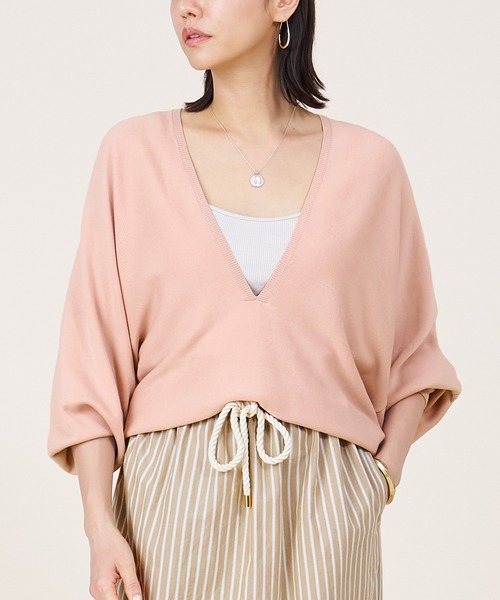 セール】【marmors】deep v/neck pullover（ニット/セーター