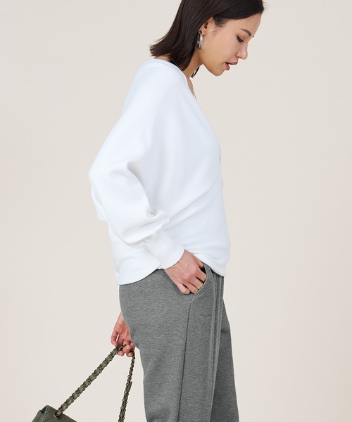 marmors(マルモア)の「【marmors】deep v/neck pullover(ニット/セーター・レディース・オフホワイト/ピンク/ベージュ・36)」の11枚目の写真